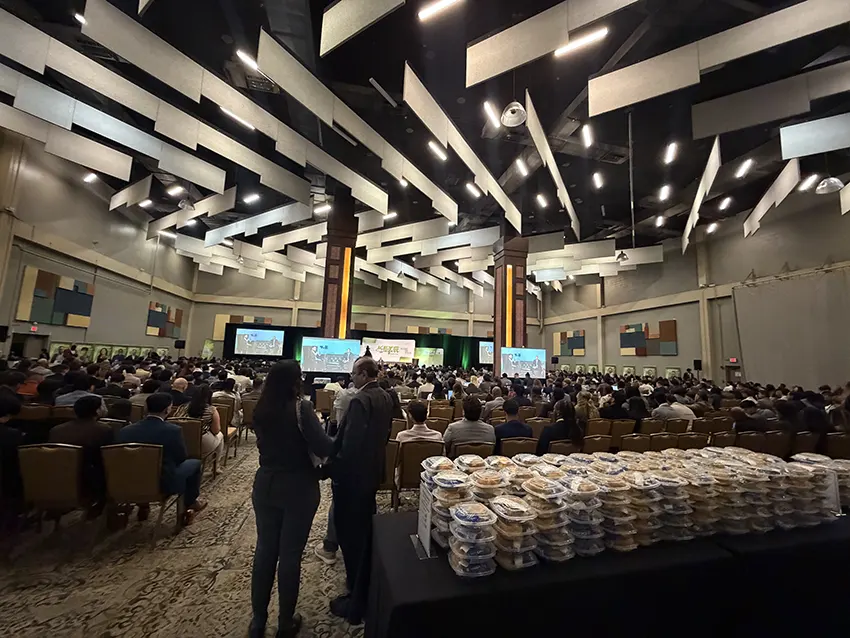 AIM Solutions team attending a professional marketing campaign event